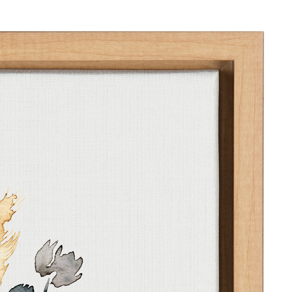Kate & Laurel Sylvie Wildflower Bunch Framed Canvas By Sara Berrenson