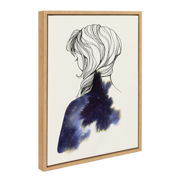 Kate & Laurel Sylvie Within Framed Canvas By Faryn Hughes
