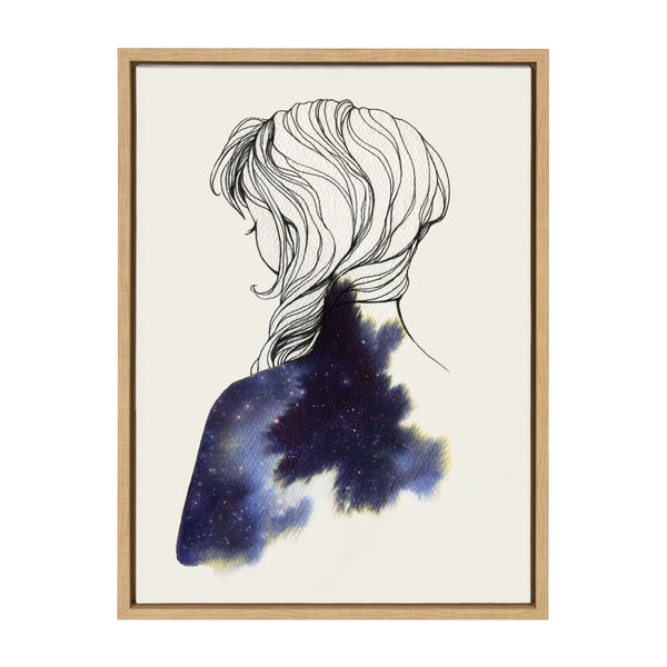 Kate & Laurel Sylvie Within Framed Canvas By Faryn Hughes