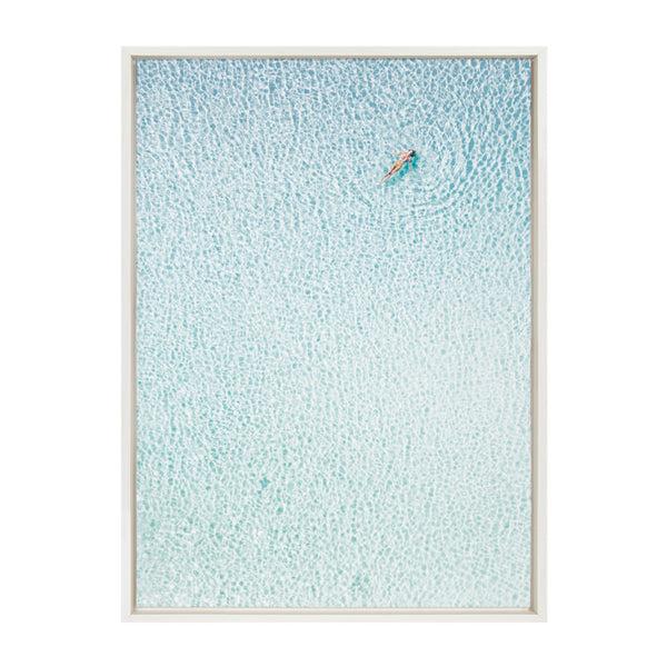 kate & laurel Sylvie Woman Floating Framed Canvas by Amy Peterson