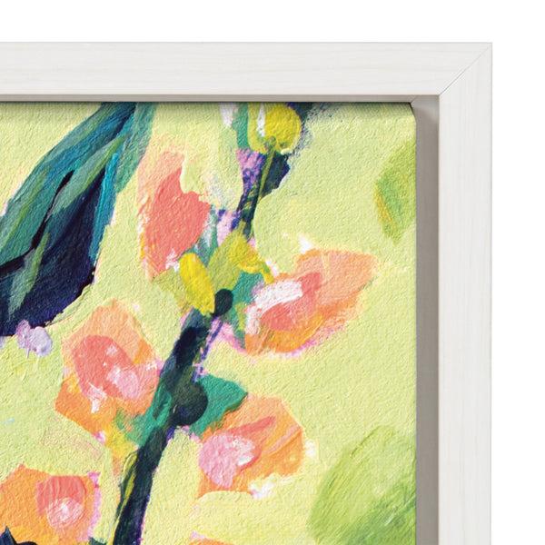 Kate & Laurel Sylvie Yellow Daisies Framed Canvas By Rachel Christopoulos