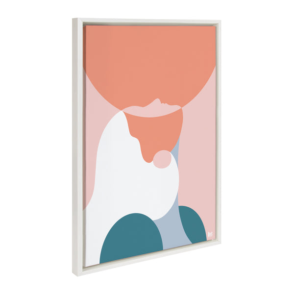 Kate & Laurel Sylvie You Are Enough Framed Canvas By Maggie Stephenson