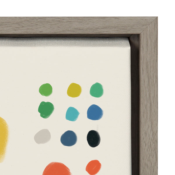 Kate & Laurel Sylvie Zen Garden 1 Framed Canvas By Kelly Knaga