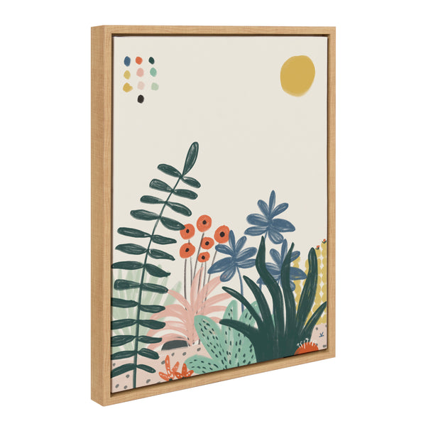 Kate & Laurel Sylvie Zen Garden 2 Framed Canvas By Kelly Knaga