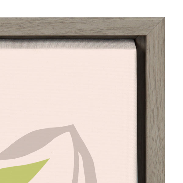 Kate & Laurel Sylvie Zen Garden Framed Canvas By Kate Aurelia Holloway