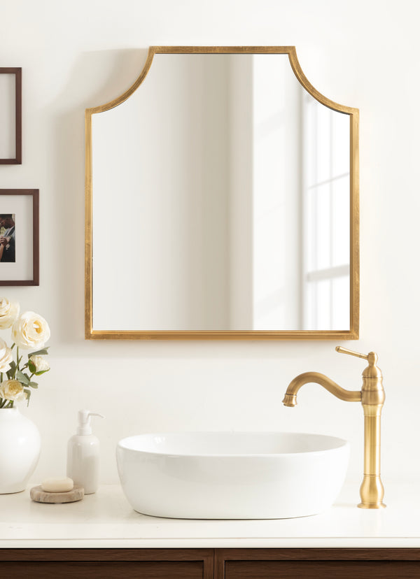 Kate & Laurel Travis Scalloped Arch Framed Wall Mirror