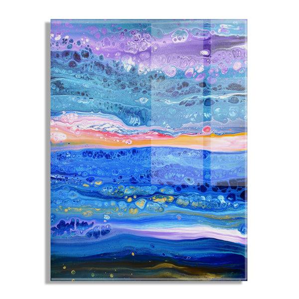 Kate & Laurel Tropical Tides Floating Acrylic Art By Xizhou Xie