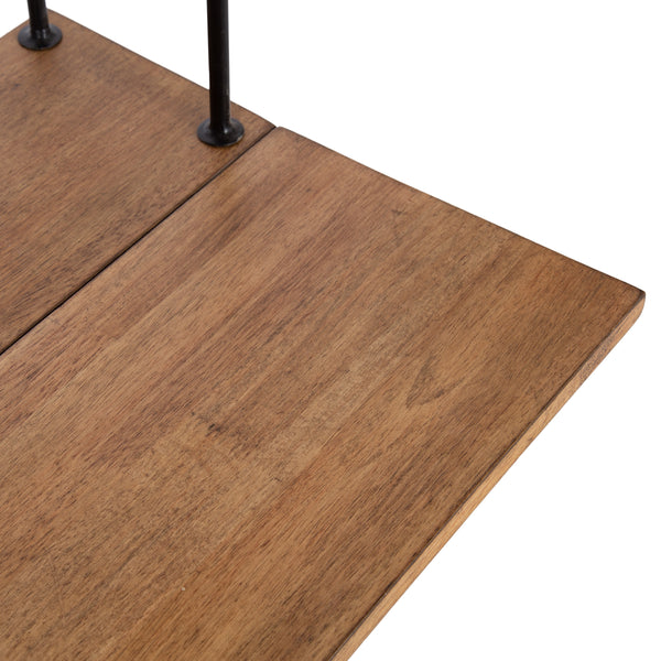 Kate & Laurel Walters Wood And Metal Folding Floating Desk