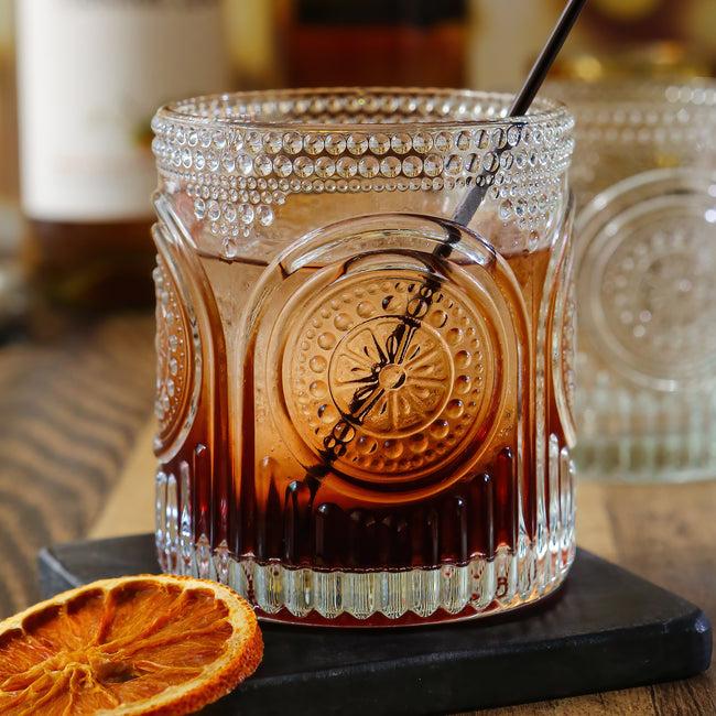 kate aspen 10 oz. Ribbed Retro Arch Floral Clear Drinking Glasses (Set of 6) kate aspen 10 oz. Ribbed Retro Arch Floral Clear Drinking Glasses (Set of 6)