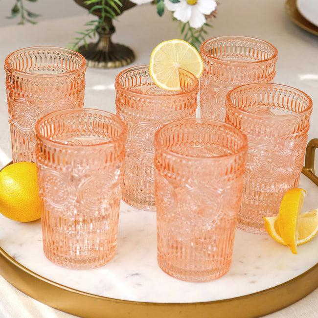 kate aspen 13 oz. Vintage Textured Rose Gold Drinkware (Set of 6) kate aspen 13 oz. Vintage Textured Rose Gold Drinkware (Set of 6)