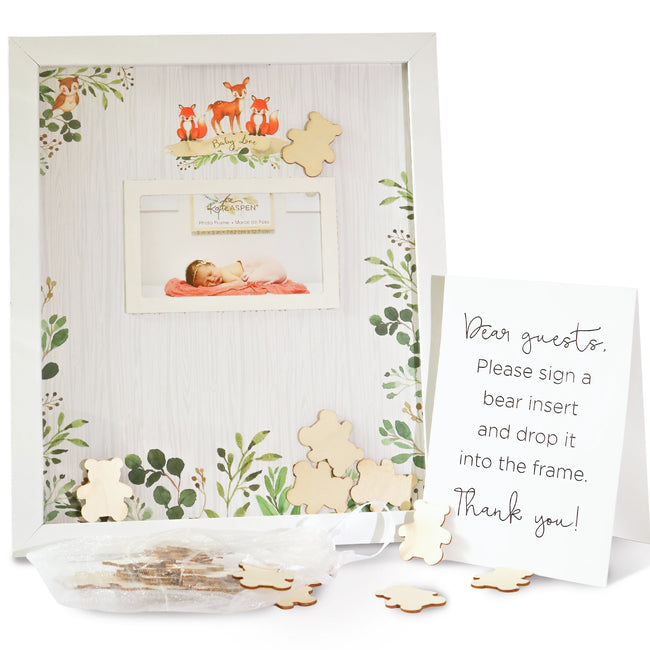 Kate Aspen Baby Shower Guest Book Alternative - Woodland Baby