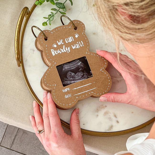 Kate Aspen Baby Shower Prediction Advice Card Keepsake Book - Kraft Bear Shape (Set Of 50)