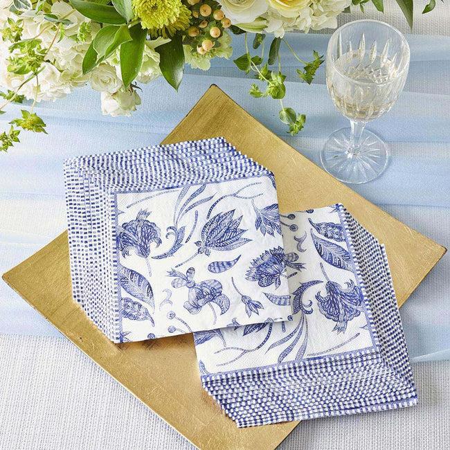 Kate Aspen Blue Willow 2 Ply Paper Napkins (Set Of 30)