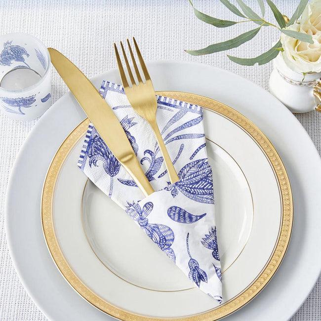 Kate Aspen Blue Willow 2 Ply Paper Napkins (Set Of 30)