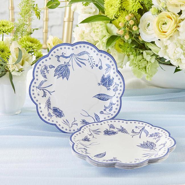 Kate Aspen Blue Willow 7 In. Premium Paper Plates (Set Of 16)