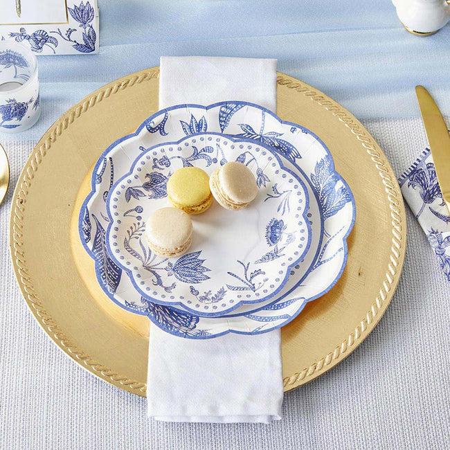 Kate Aspen Blue Willow 9 In. Premium Paper Plates (Set Of 16)