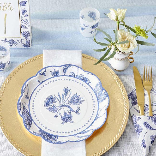 Kate Aspen Blue Willow 9 In. Premium Paper Plates (Set Of 16)