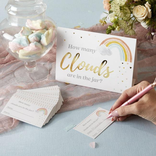 Kate Aspen Boho Rainbow Baby Advice Card & Baby Shower Game (Set Of 50)