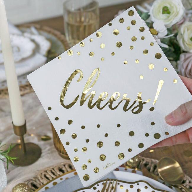 Kate Aspen Cheers 72 Piece Party Tableware Set (24 Guests)