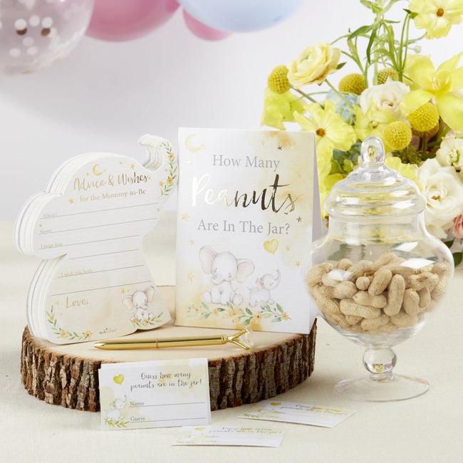 kate aspen Elephant Baby Shower Advice Card & Baby Shower Game (Set of 50)