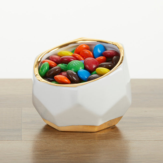 Kate Aspen Geometric Ceramic Planter - Small (Set Of 3)