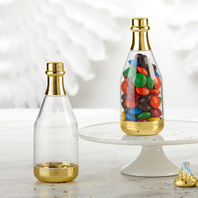 kate aspen Gold Metallic Champagne Bottle Favor Container - DIY (Set of 12) kate aspen Gold Metallic Champagne Bottle Favor Container - DIY (Set of 12)