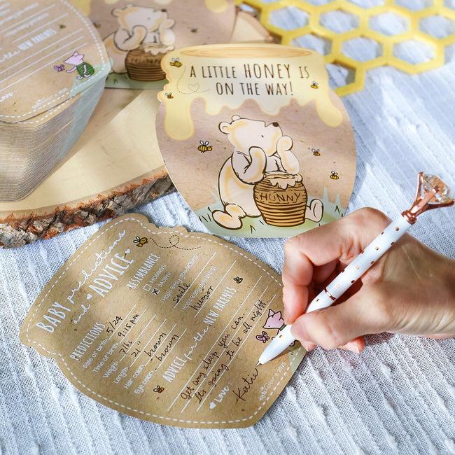 Kate Aspen Honey Bear 50pc Cardstock Baby Shower Game Set