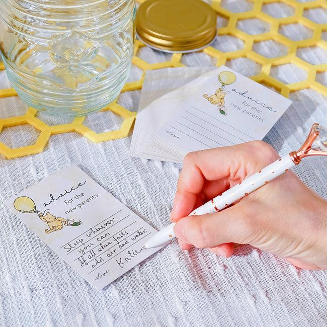 Kate Aspen Honey Bear Baby Shower Activity Parenting Tip Jar Advice Cards Set