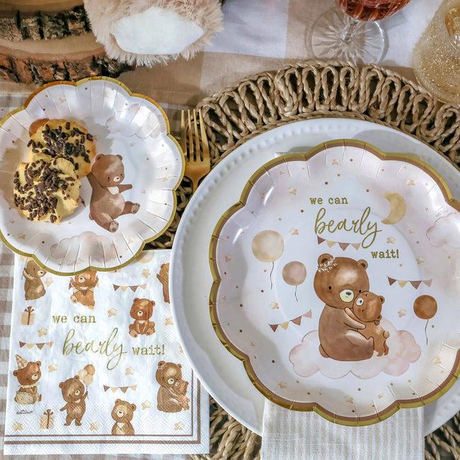 Kate Aspen 62 Pcs We Can Bearly Wait Tableware Set