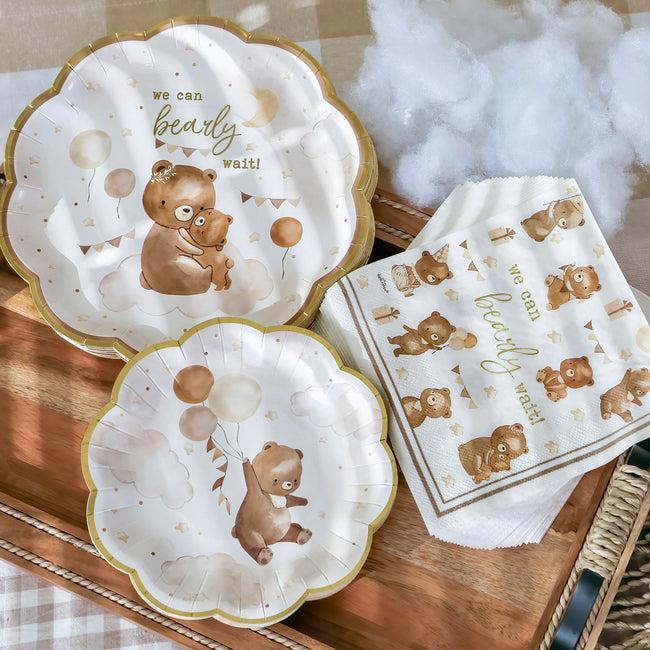 Kate Aspen 62 Pcs We Can Bearly Wait Tableware Set