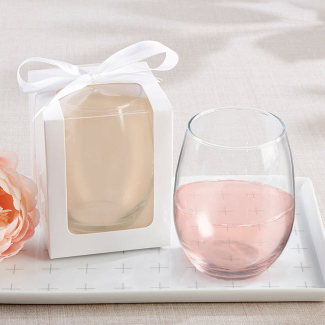 Kate Aspen 9 Oz. Stemless Wine Glass - DIY (Set Of 12)