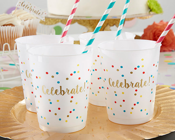Kate Aspen Celebrate 14 Oz. Stadium Cups (Set Of 12)