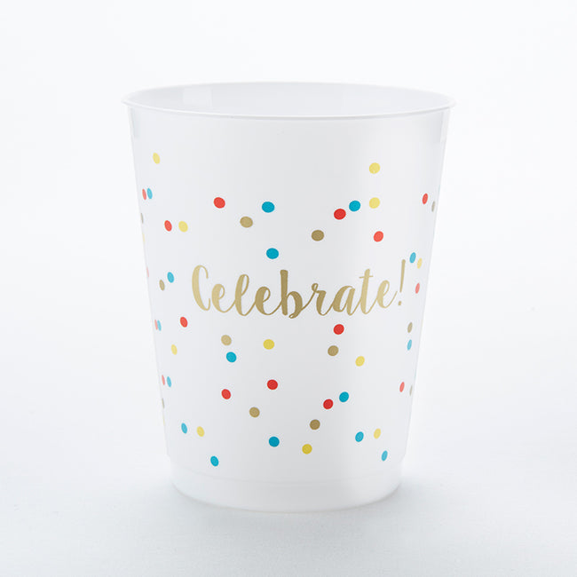 kate aspen Celebrate 14 oz. Stadium Cups (Set of 12)