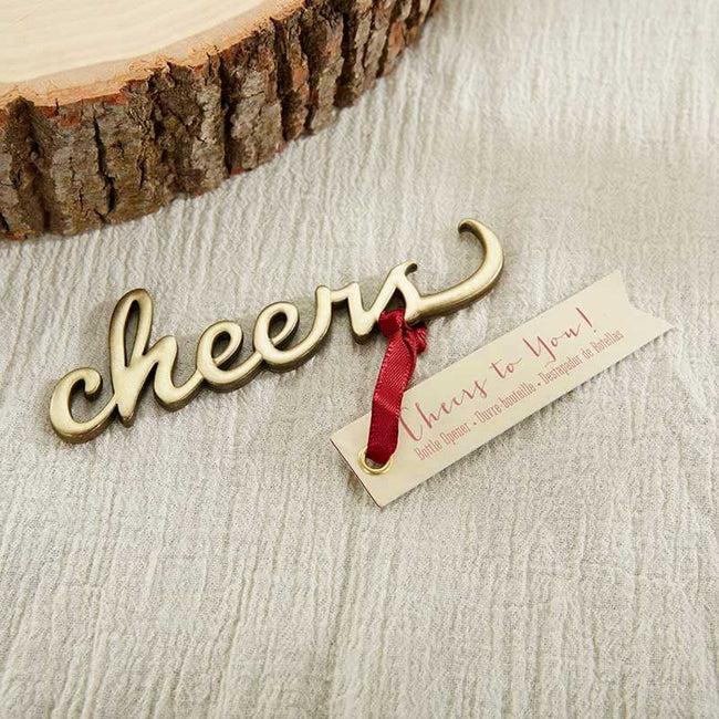 Kate Aspen Cheers Antique Gold Bottle Opener