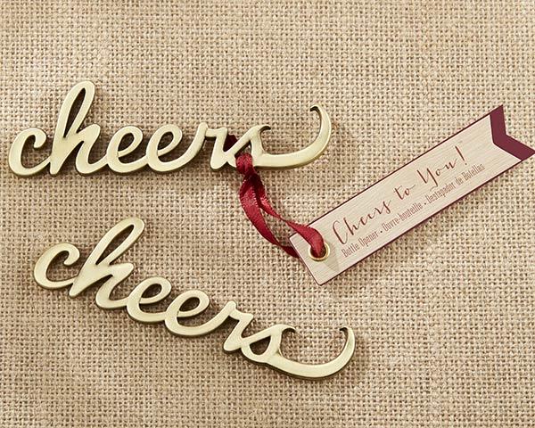 Kate Aspen Cheers Antique Gold Bottle Opener