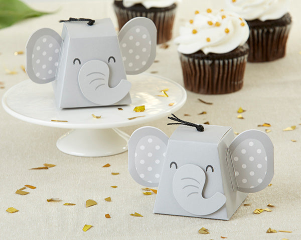 Kate Aspen Elephant Favor Box (Set Of 12)