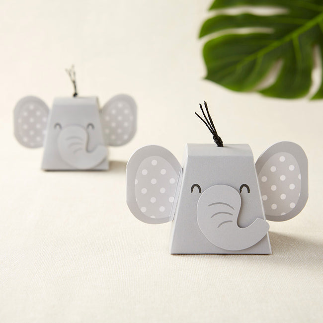 kate aspen Elephant Favor Box (Set of 12)