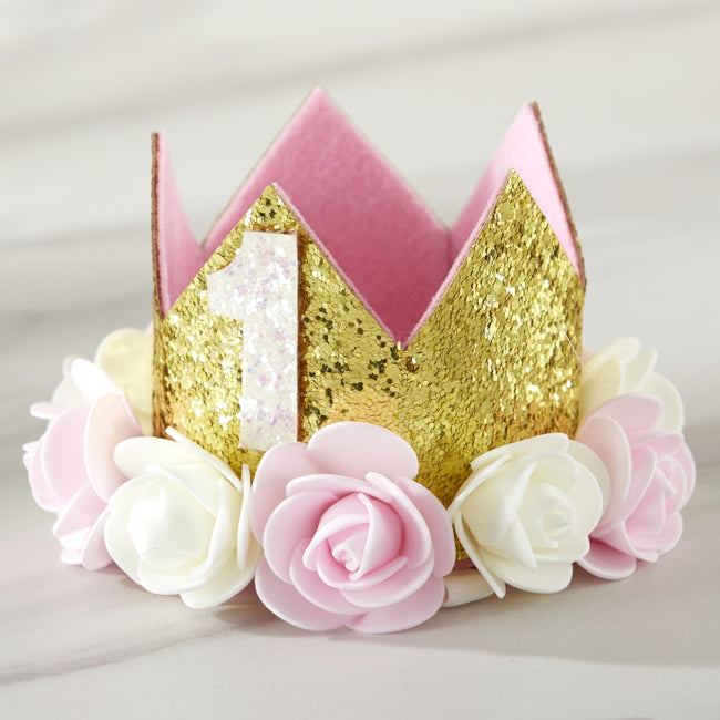 Kate Aspen Gold Glitter 1st Birthday Décor Kit