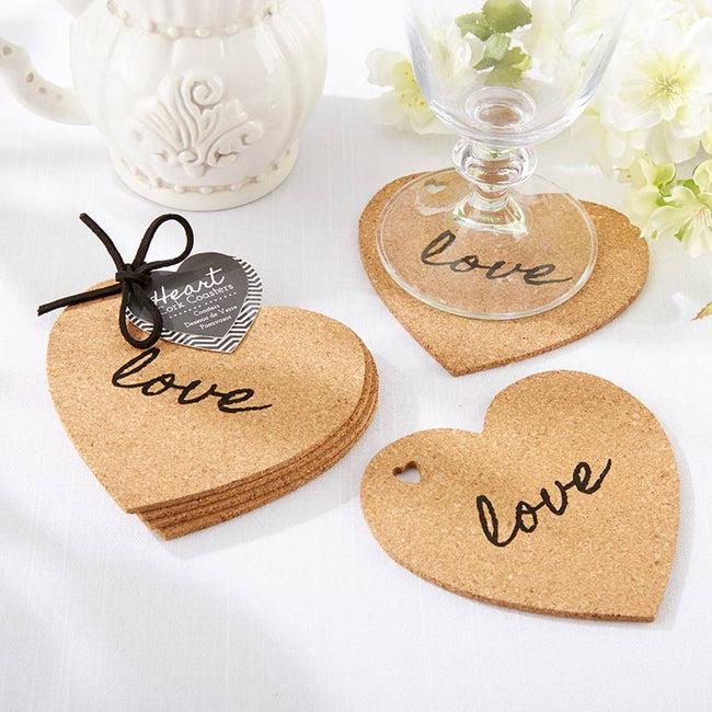 kate aspen Heart Cork Coaster (Set of 4)