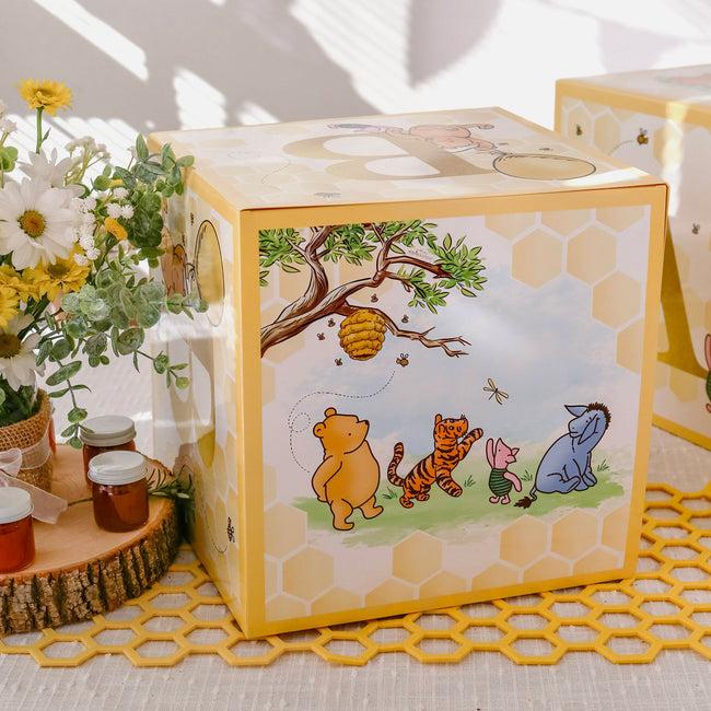 Kate Aspen Honey Bear Baby Block Boxes