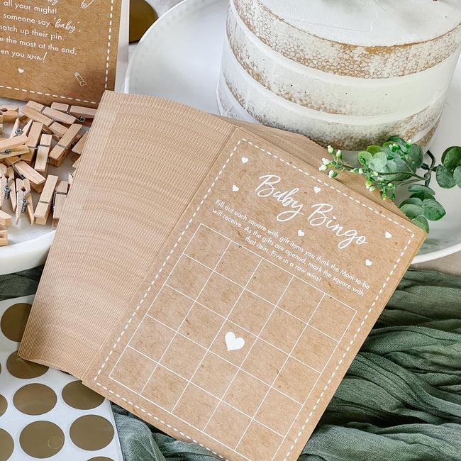 Kate Aspen Kraft Baby Shower Game Set