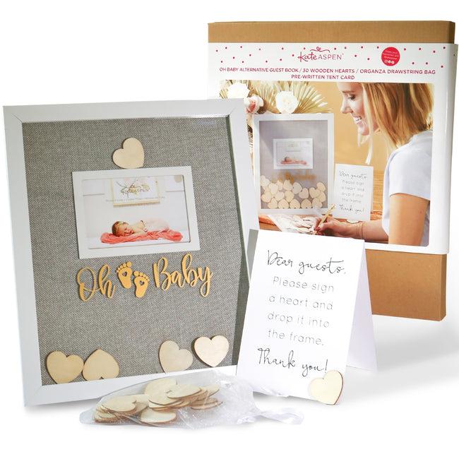 kate aspen Oh Baby Guest Book Alternative - Frame