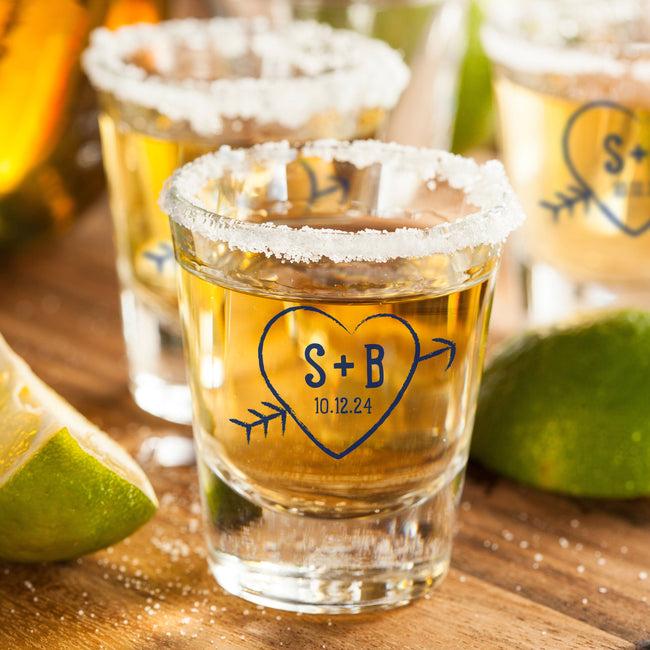 kate aspen Personalized Fluted Shot Glass