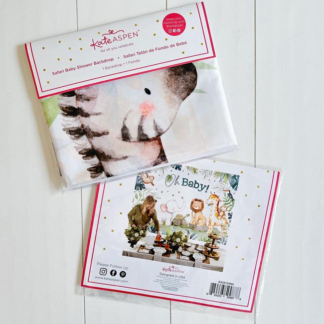 Kate Aspen Safari Baby Shower Photo Backdrop