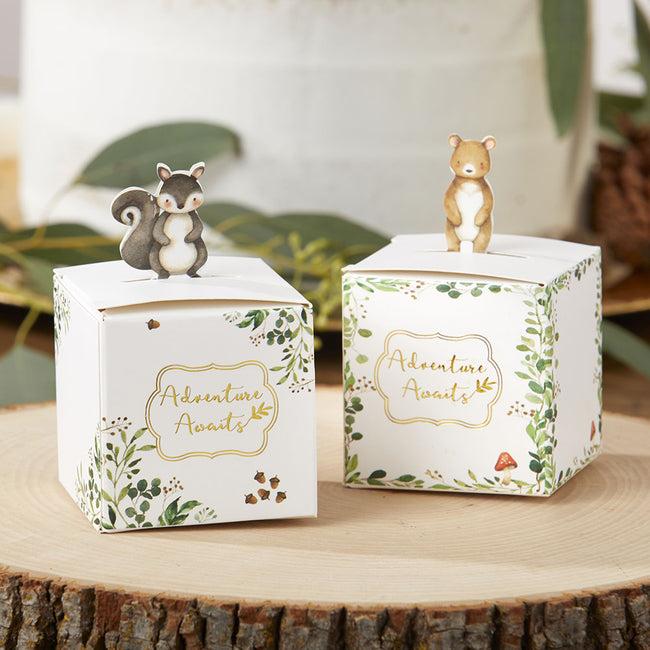 Kate Aspen Woodland Baby Favor Box (Set Of 24)