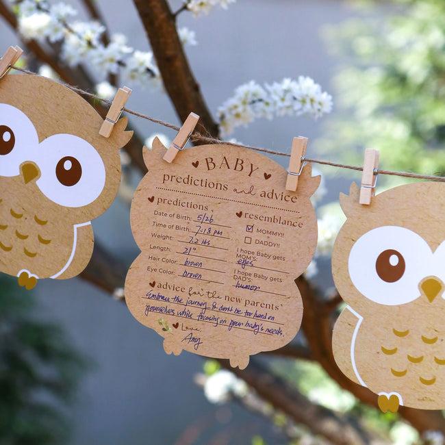 Kate Aspen Woodland Baby Shower Advice Card Set
