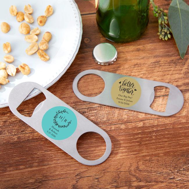 Kate Aspen Personalized Silver Oblong Bottle Opener