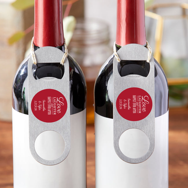 Kate Aspen Personalized Silver Oblong Bottle Opener