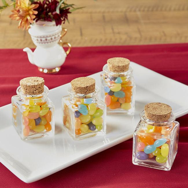 Kate Aspen Petite Square Glass Favor Jar - DIY (Set Of 18)