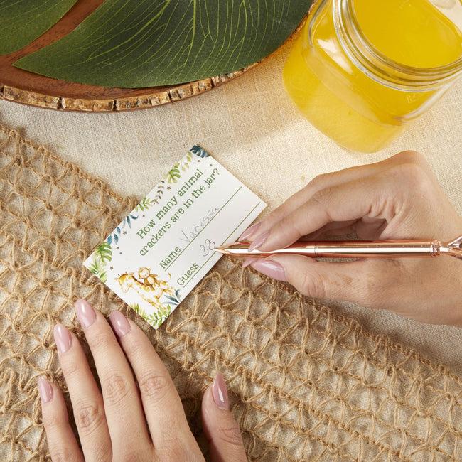 Kate Aspen Safari Baby Advice Card & Baby Shower Game (Set Of 50)